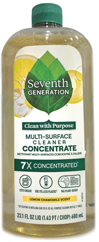 Seventh Generation Multi Surface Concentrate Cleaner Lemon