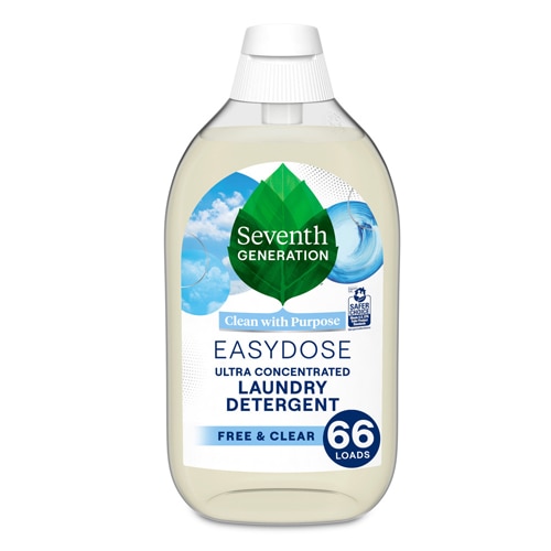 Seventh Generation Ultra Concentrated Liquid Laundry Detergent EasyDose 66 Loads Free & Clear