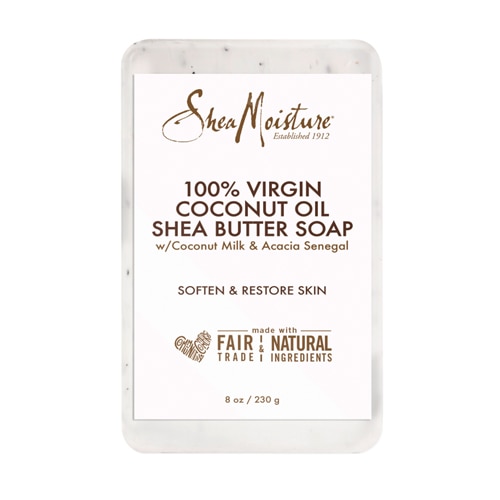 SheaMoisture 100% Virgin Coconut Oil Shea Butter Soap Bar for All Skin Types