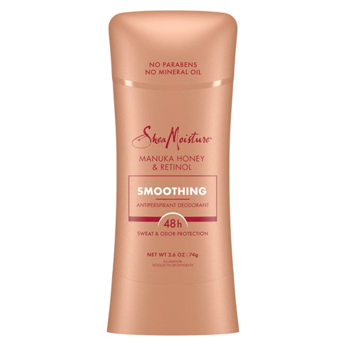 SheaMoisture Antiperspirant Deodorant Stick Smoothing with Retinol & Manuka Honey