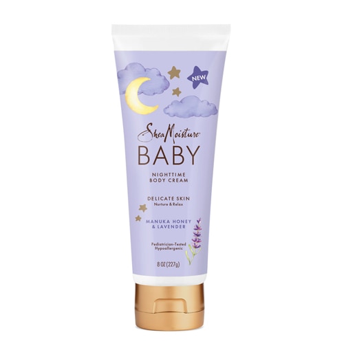 SheaMoisture Baby Body Cream Nighttime Manuka Honey & Lavender