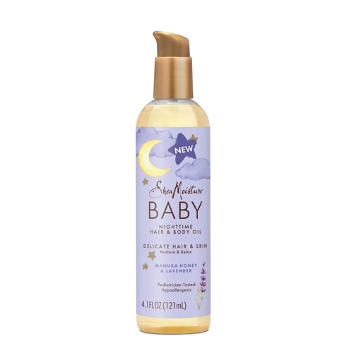 SheaMoisture Baby Hair & Body Oil Nighttime Manuka Honey & Lavender