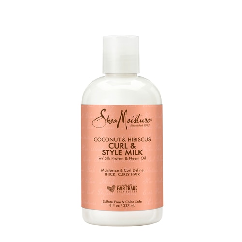 SheaMoisture Coconut & Hibiscus Curl & Style Milk for Curl Definition for Thick Curly Hair