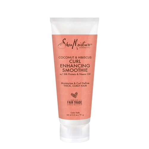 SheaMoisture Coconut & Hibiscus Curl Enhancing Smoothie to Reduce Frizz for Thick Curly Hair