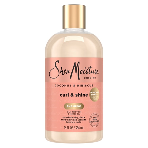 SheaMoisture Curl and Shine Shampoo Coconut & Hibiscus