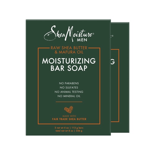 SheaMoisture Men Moisturizing Bar Soap Cleanser to Hydrate Skin