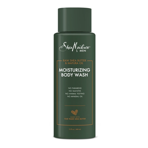 SheaMoisture Men Raw Shea Butter & Mafura Oil Moisturizing Body Wash Cleanser