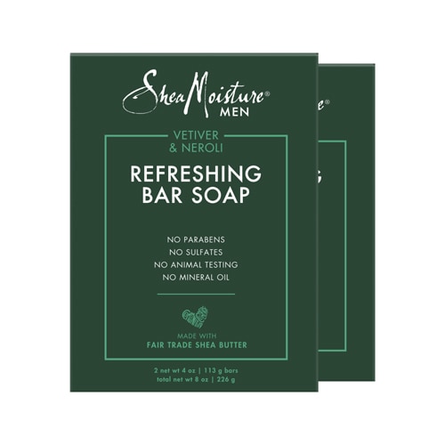 SheaMoisture Men Vetiver & Neroli Refreshing Bar Soap Cleanser