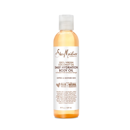 SheaMoisture Paraben-Free Virgin Coconut Oil Daily Hydration Body Oil for Dry Skin