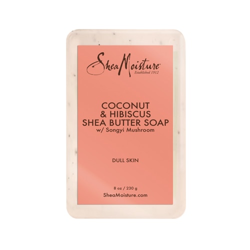 SheaMoisture Sulfate-Free Coconut & Hibiscus Bar Soap for Dull Dry Skin