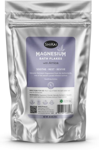 Shikai Magnesium Bath Flakes with Arnica