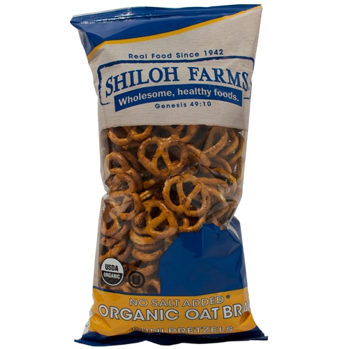 Shiloh Farms Mini Pretzels Organic Oat Bran No Salt Added