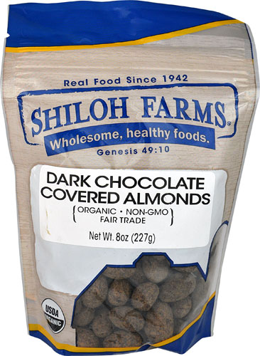 Shiloh Farms Organic Dark Chocolate Covered Almonds