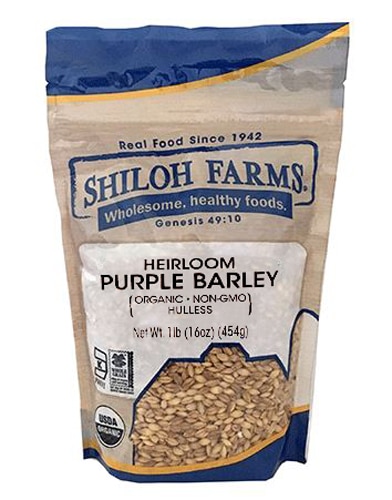 Shiloh Farms Organic Heirloom Purple Barley Hulless