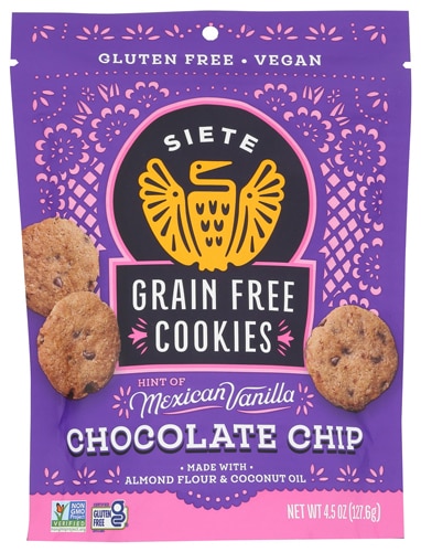 Siete Cookies Grain Free - Gluten Free Vegan Chocolate Chip