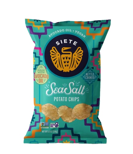 Siete Kettle Cooked Potato Chips Sea Salt