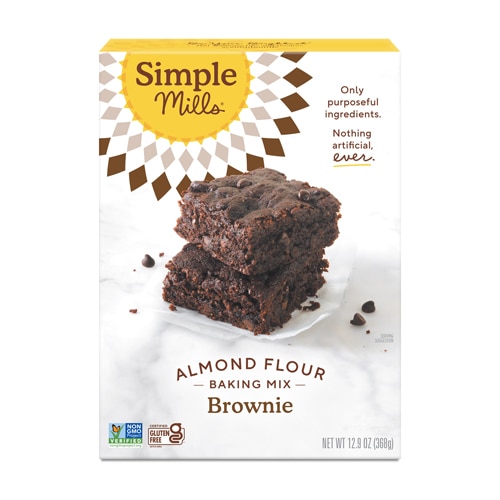 Simple Mills Almond Flour Mix Baking Mix Gluten Free Brownie