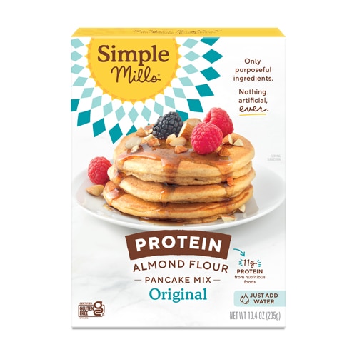 Simple Mills Gluten Free Almond Flour Pancake Mix Protein