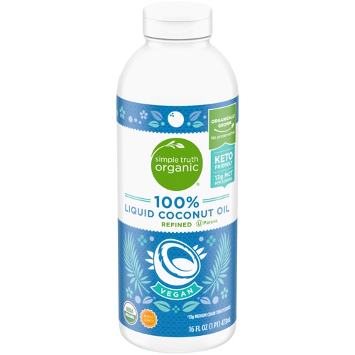 Simple Truth Organic 100% Refined Liquid Coconut Oil