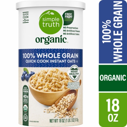 Simple Truth Organic 100% Whole Grain Quick Cook Instant Oats
