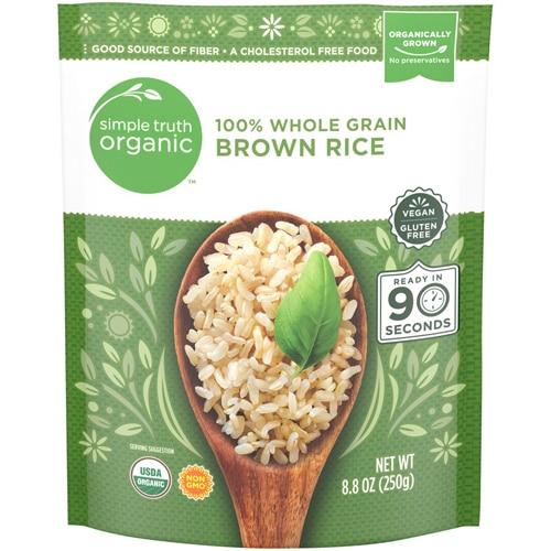 Simple Truth Organic 90 Second Rice 100% Whole Grain Brown