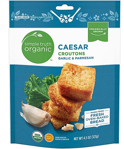 Simple Truth Organic Caesar Croutons Garlic & Parmesan