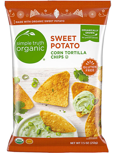 Simple Truth Organic Corn Tortilla Chips Sweet Potato