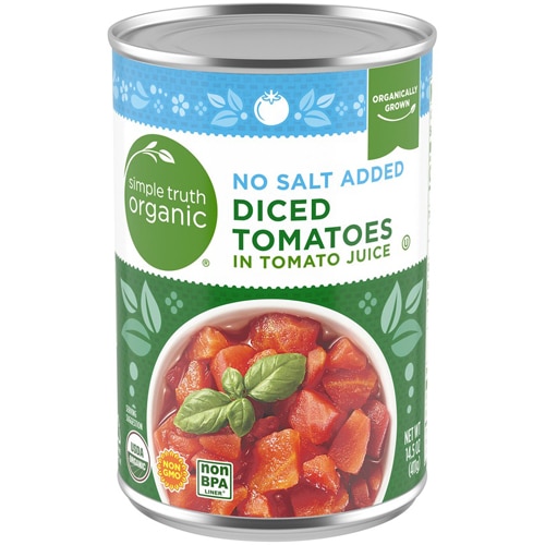 Simple Truth Organic Diced Tomatoes in Tomato Juice No Salt Added