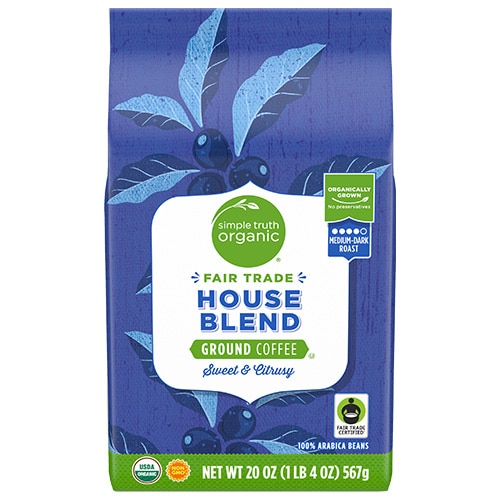 Simple Truth Organic Fair Trade House Blend Ground Coffee