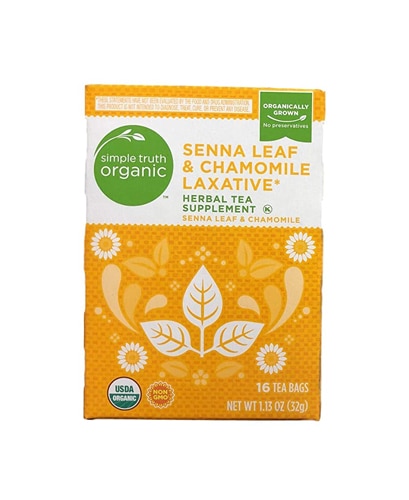 Simple Truth Organic Herbal Tea Supplement Senna Leaf & Chamomile Laxative