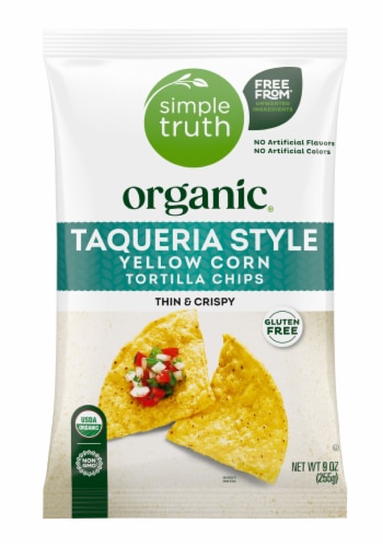 Simple Truth Organic Taqueria Style Yellow Corn Tortilla Chips