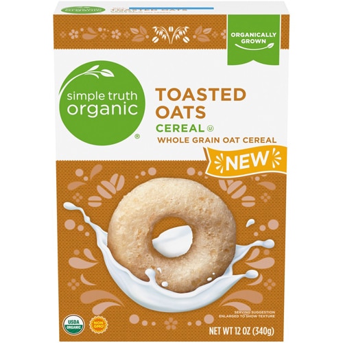 Simple Truth Organic Toasted Oats Cereal Whole Grain