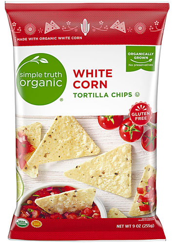 Simple Truth Organic Tortilla Chips White Corn