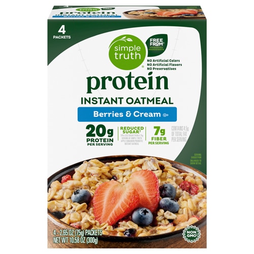 Simple Truth Protein Oatmeal Berries & Cream