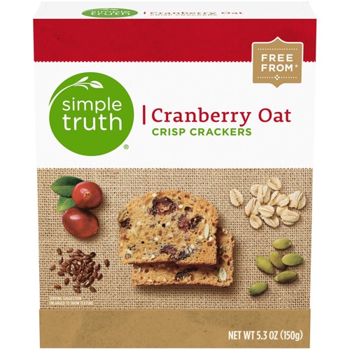 Simple Truth Cranberry Oat Crisp Crackers