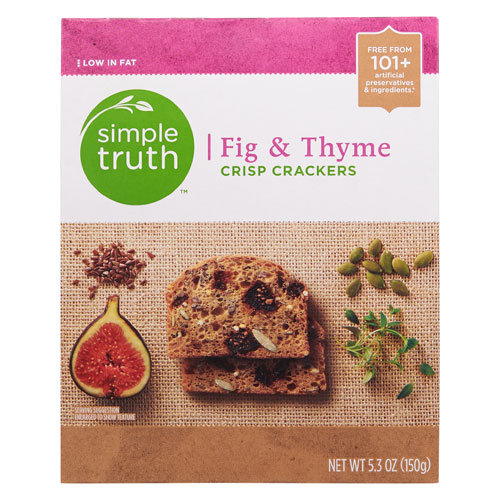 Simple Truth Crisp Crackers Fig & Thyme