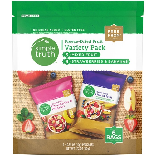 Simple Truth Freeze Dried Fruit Variety Pack