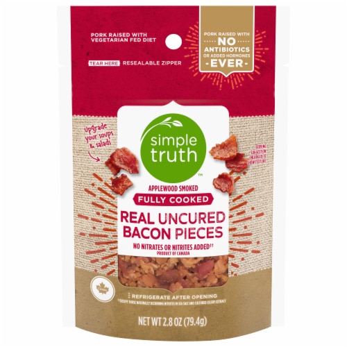 Simple Truth Fully Cooked Uncured Bacon Pieces