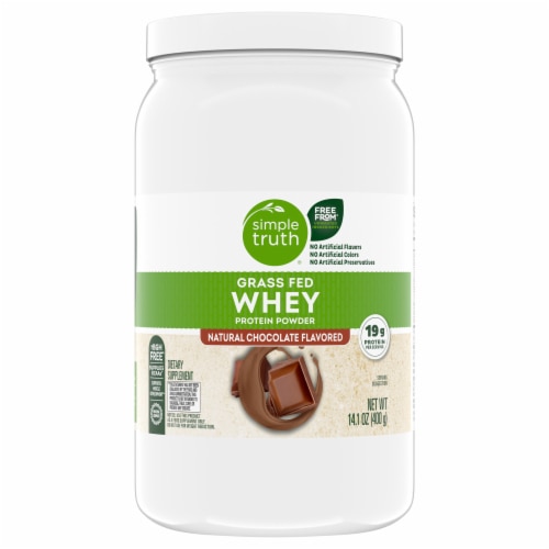 Simple Truth Grass Fed Whey Protein Powder Chocolate