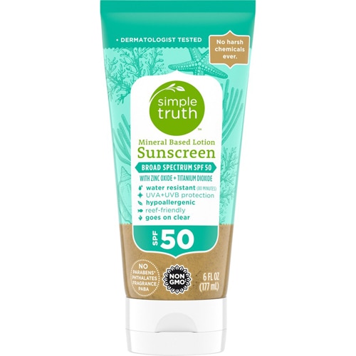 Simple Truth Mineral Based Sun Screen SPF 50