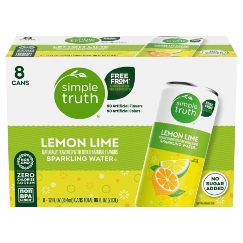 Simple Truth Naturally Flavored Sparkling Water Lemon Lime