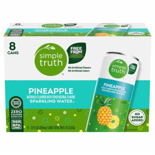 Simple Truth Naturally Flavored Sparkling Water Pineapple