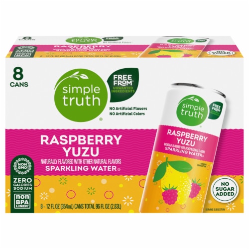 Simple Truth Naturally Flavored Sparkling Water Raspberry Yuzu