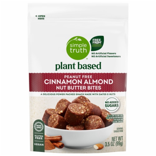 Simple Truth Plant Based Peanut Free Nut Butter Bites Cinnamon Almond