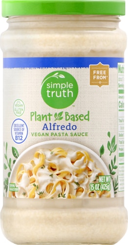 Simple Truth Plant Based Vegan Pasta Sauce Alfredo