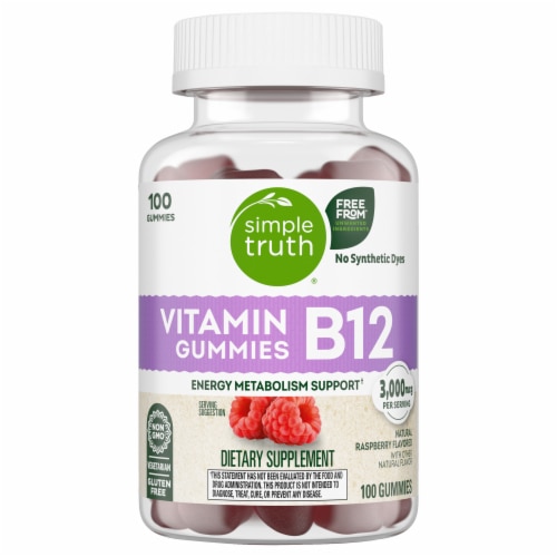 Simple Truth Vitamin B12 Gummies Raspberry