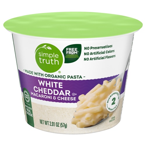 Simple Truth White Cheddar Macaroni and Cheese Cup