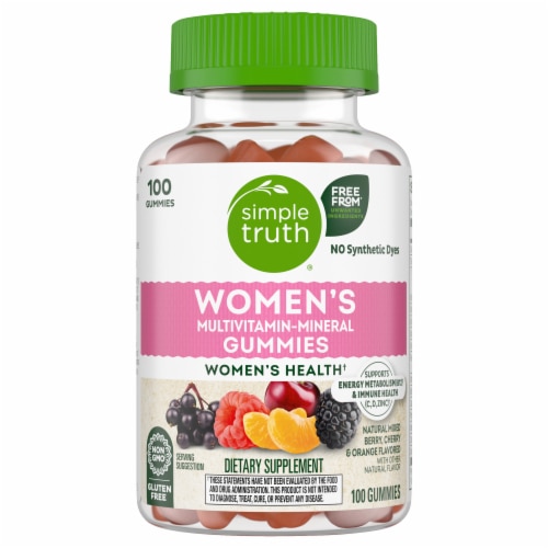 Simple Truth Women's Multivitamin-Mineral Gummies Mixed Berry & Orange