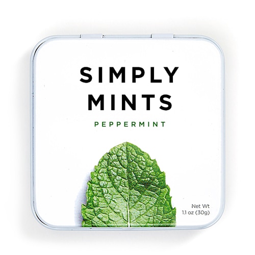 Simply Gum Natural Breath Mints Peppermint