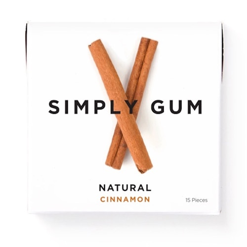 Simply Gum Natural Chewing Gum Cinnamon